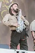 Saxophonist Dag „DrekkaDag“ Stiberg