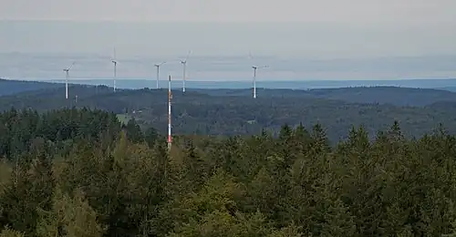 Fernsicht zur Rhön