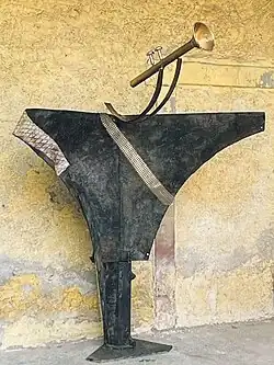 Trompeter - Skulptur von Jörg Herz