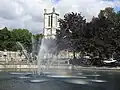 Springbrunnen im Zentrum von Troyes