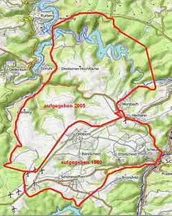 Urfttalsperre im ehemaligen Truppenübungsplatz Vogelsang (1945–2005)