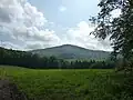 Blick von Westen von Bannelshöhe in der Nähe von Zotzenbach
