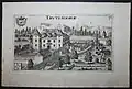 Valvasors Darstellung von Schloss Truttendorf aus Topographia Ducatus Carniolae modernae, um 1679