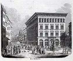 Die Große Tuchhalle 1844