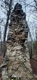 Aufbau der Palas-mauer