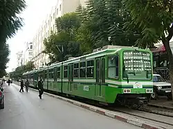 Stadtbahnwagen des Typs Hannover in Tunis