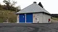 Schachtgebäude Notausgang 8 50°&nbsp;37′&nbsp;16,3″&nbsp;N, 10°&nbsp;59′&nbsp;4,5″&nbsp;O50.62119444444410.984583333333