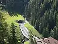 Tunnel der SS&nbsp;242 in Gröden