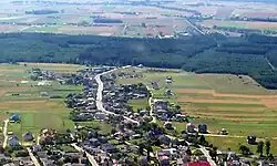 Luftbild des Orts