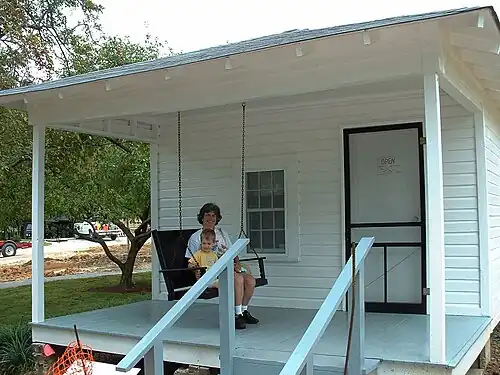 Das Geburtshaus von Elvis Presley in Tupelo, Mississippi
