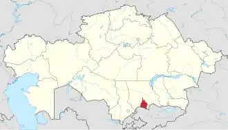 Lage in Kasachstan