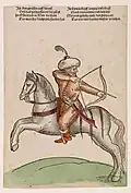 Türkischer Bogenschütze