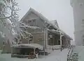 Turmbaude im Winter