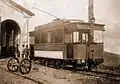 Triebwagen beim Depot