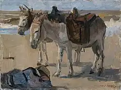 Zwei Esel, Rijksmuseum Inv.-Nr.: SK-A-3595, Öl auf Karton, 46 × 61 cm