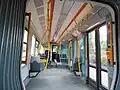 Fahrgastraum des vorderen Wagenteils eines 2010N