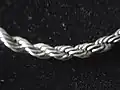 Kordelkette, Sterling Silber