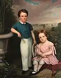 Two Children (um 1840). Columbus Museum of Art, Columbus, Georgia