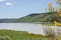 An der Einmündung in das vom Meer überflutete Tal