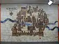 Relief der Nürnberger Altstadt im Verteilergeschoss