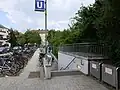 Zugang an der Oberfläche