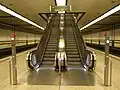 Aufgang von der Bahnsteigebene zur Verteilerebene