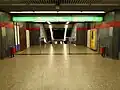 Verteilerebene mit Abgang zur Bahnsteigebene