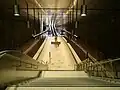 Blick auf die Bahnsteigebene