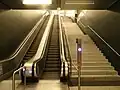 Aufgang von der Bahnsteigebene zur Verteilerebene
