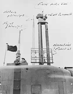 Angriffsperiskop und Nachtperiskop (deutsches U-Boot Typ XXI)