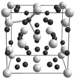 Kristallstruktur von Uran(III)-hydrid