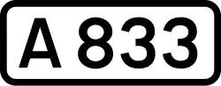 A833 road