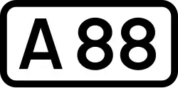 A88 road
