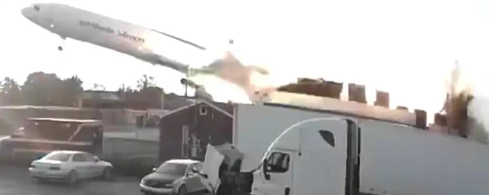 UPS 2976 kurz vor dem Crash