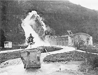 Gesprengter Kermeterstollenabschluss 1945