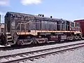 EMD MRS-1 1811 vor der Restaurierung im U.S. Army Transportation Museum in Fort Eustis, Virginia (Juni 2006)