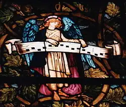 Edward Burne-Jones und William Morris, „Anbetung der Hirten“, 1882 (Detail)