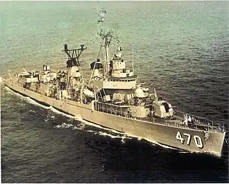 USS Bache auf See