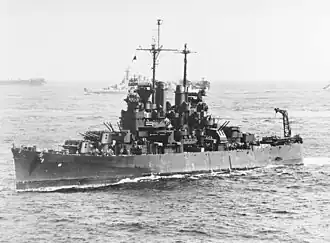 USS Santa Fe im Dezember 1944
