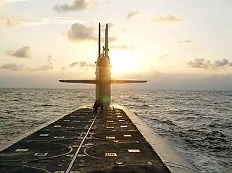 Wyoming vor der Naval Submarine Base Kings Bay
