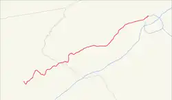 Karte des U.S. Highways 123