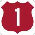 Altes Highway-Schild in Florida