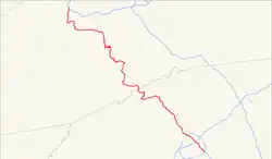 Karte des U.S. Highways 276