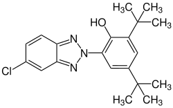 Strukturformel von UV-327