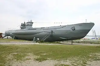 U 995 (Muster Typ VII C/41) in Laboe (2004)