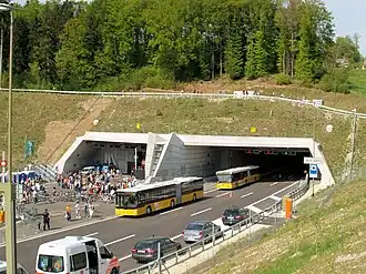 Westportal bei der Eröffnungsfeier (April 2009)