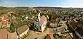 Luftaufnahme der Kirche St.&nbsp;Johannes&nbsp;Baptista