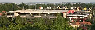 Außenansicht des Ullevaal-Stadions im Juli 2006