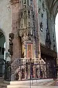 Sakramentshaus des Ulmer Münsters, 1462–1471, unterer Teil
