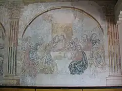 Kircheninnenraum (Abendmahl Jesu)